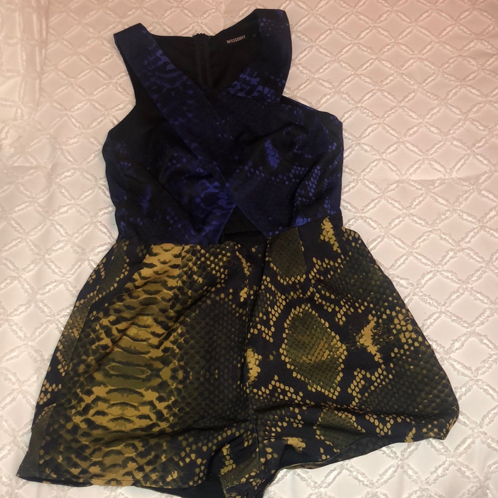 Missguided snake romper! Worn once.